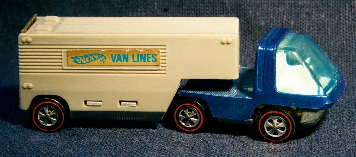 6455b Blue Moving Van