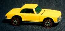 6962e Lemon Yellow Mercedes Benz 280 SL