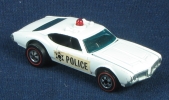 6963a White Police Cruiser