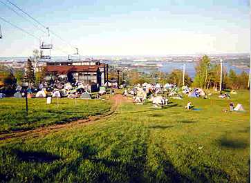 1996 Spirit Mountain Tent City Construction